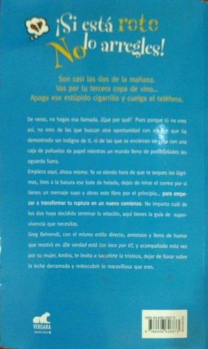 Si Está Roto No Lo Arregles Greg Behrendt Vergara Usado * (Usado)