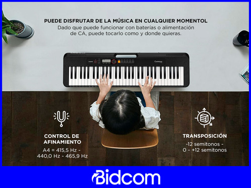 Teclado musical Casio Casiotone CT-S200 61 teclas rojo