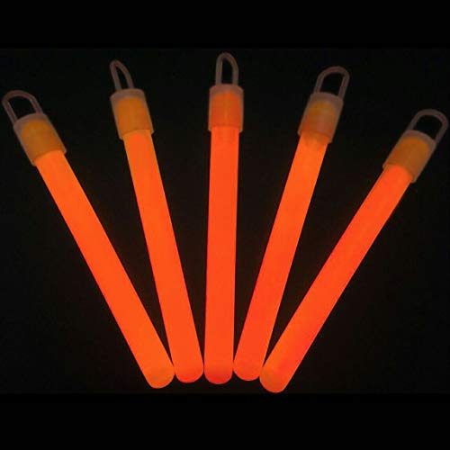 Glow With Us Glow Sticks Bulk Wholesale 100 4 Naranja Brillo