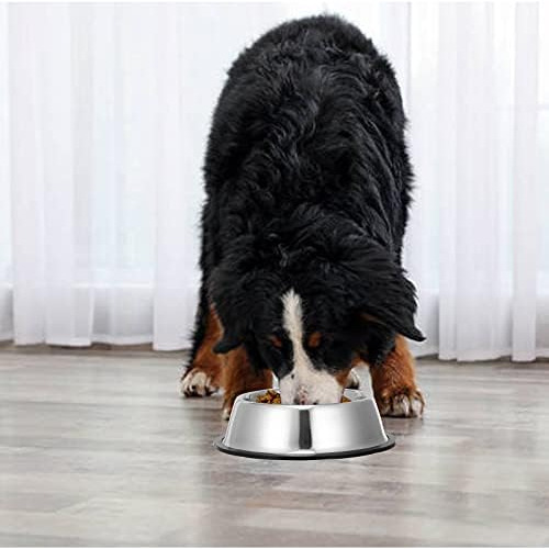 Juego 2 Cuencos Para Perros Acero Inoxidable