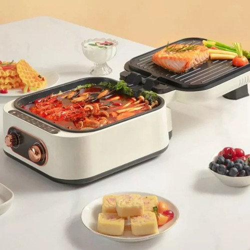 Grill Hot Pot 3 En 1 Parrilla Para Olla Caliente Raf 3 En 1