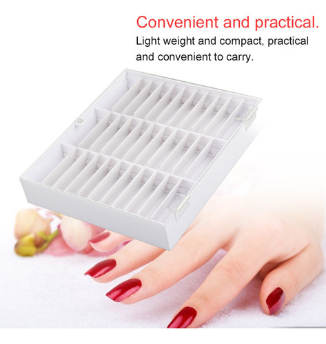 Recipiente Para Decoración De Uñas Vacío, Caja De Almacenami