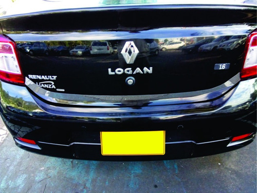 Bocel Cromado, Acero Inoxidable Tapa Baúl Renault Logan 2017