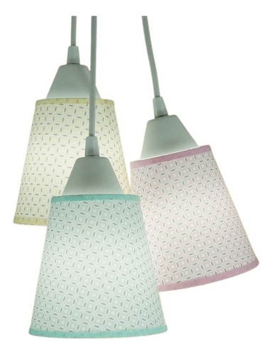 Lustre Pendente Infantil Candy Colors Arabescos