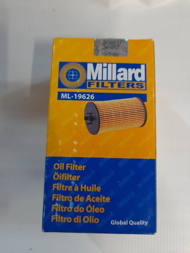 Filtro Aceite Millard Ml-19626 Cruze 2011 2016 (elemental)