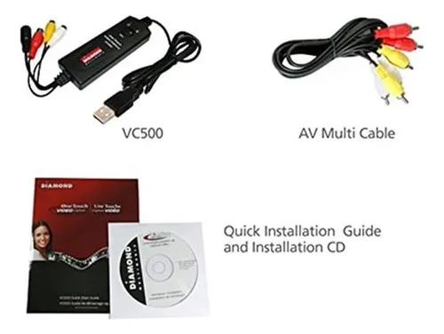 Diamond Multimedia Vc500 One Touch Vhs At Digital Archive, Y
