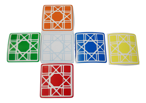 Cubo Rubik Stickers Bagua Colores Clasicos