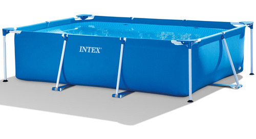 Piscina Retangular Desmontável Metal 1.662 Litros Intex 