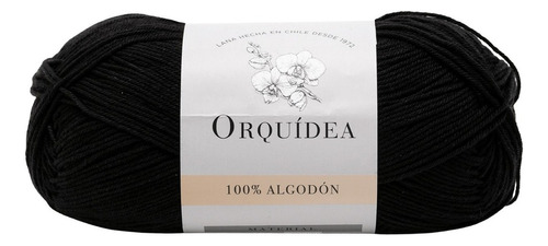 Algodón Orquídea® 100 Grs 100% Algodón Color Negro 2