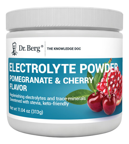 Dr. Berg Hydration Keto Electrolyte Powder - Mejorado Con 1,