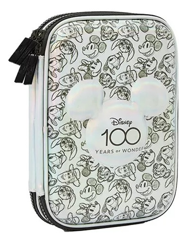 Cartuchera Mooving Disney 100 Años Doble Eva 3d 2 Pisos