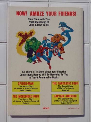 The Fantastic Four The Secret Story Ideals Publishing 1981 (Usado)