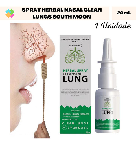 Lung Detox Herbal Nasal Spray Relief Chronic Rhinitis 1 Und