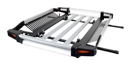 Parrilla Universal 140x100cm Al+abs Con Luz Silver / Barras