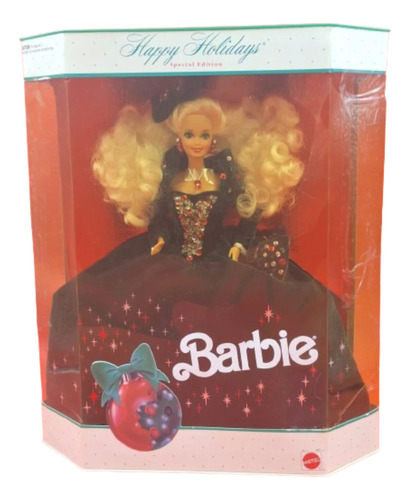 Barbie Collector Happy Holidays 1991 Antiga Natal 80 90