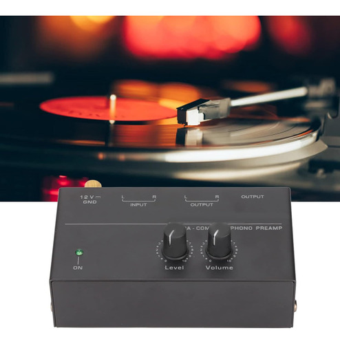 Preamplificador Phono Tornamesa Con Control De Volumen Pp500