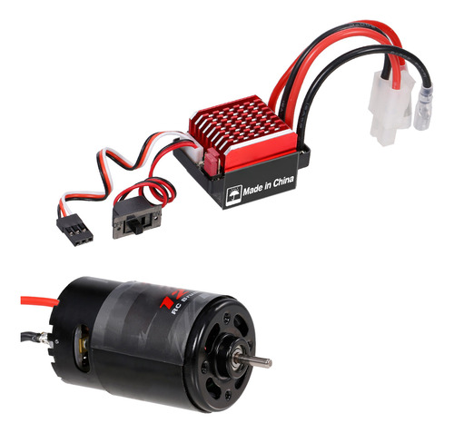 Motor Rc 550 12t, 60 A/360 A, Velocidad Eléctrica Con Escobi