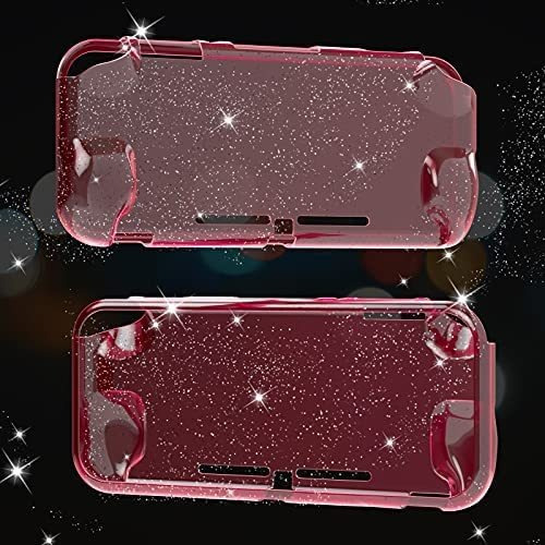 Estuche Crystal Grip Glitter Para Nintendo Switch Lite, Cubi