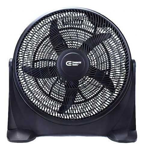 Ventilador De Piso Velocity De 20 Pulgadas Commercial Cool, Cantidad De Aspas 5 Color De La Estructura Negro Color De Las Aspas Negro Diámetro 50 Cm Material De Las Aspas Plástico