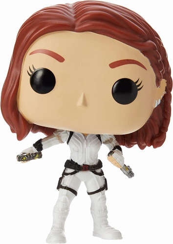 Funko Pop Marvel Black Widow Black Widow Em Terno Branco 604