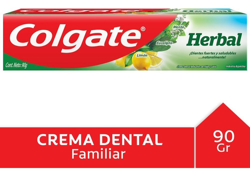 Crema Dental Colgate Herbal Blanqueadora 90g