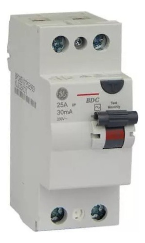 Disyuntor Diferencial Bipolar 2x25 30ma Ac  2m Bdc