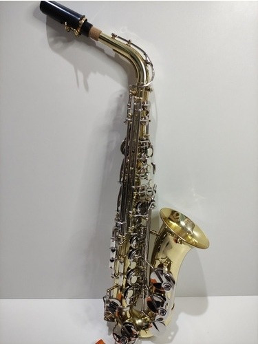 Saxofone Weril Alpha A130 Alto Mib Dourado Original