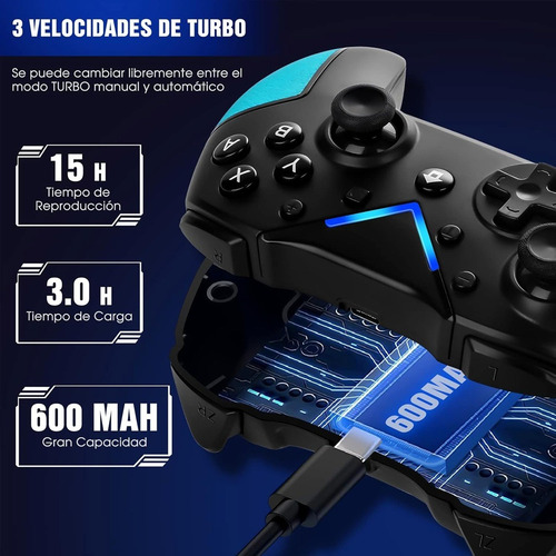 Control Gamepad Para Nintendo Switch, Pc, Ps3, Ps4, Tv Box