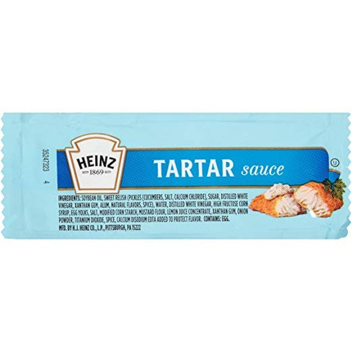 Heinz Salsa Tártara, Una Sola Porción, 12 G. Paquete, Paquet