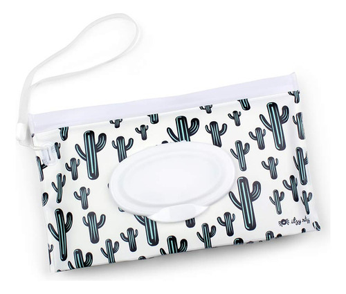 Estuche Para Toallitas De Viaje Reutilizable Cactus
