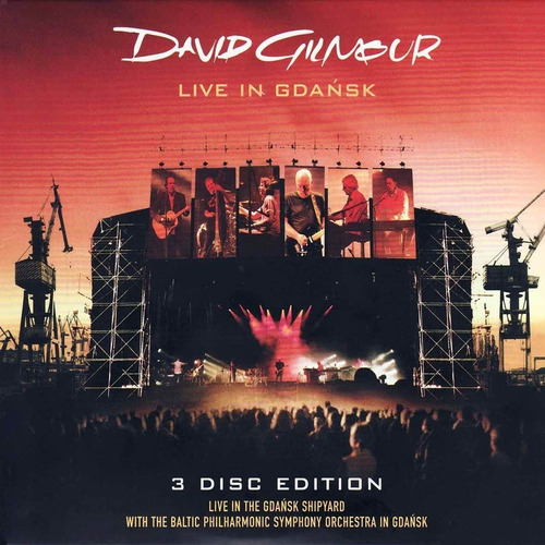 David Gilmour Live In Gdansk 2 Cd + Dvd Sellado