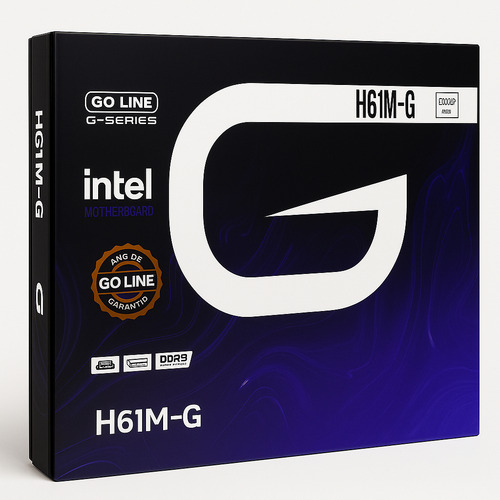 Placa Mãe Goline H61m-g 1155 Ssd M.2 Usb 3.0 Ddr3 Hdmi Vga