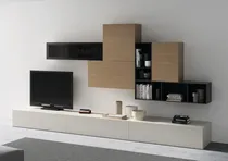 Comprar Modular Moderno Living Comedor Rack Mueble Lcd\u002Fled Color Blanco