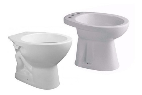 Imagen 1 de 8 de Juego Baño Ferrum Andina Inodoro Corto Bidet 3