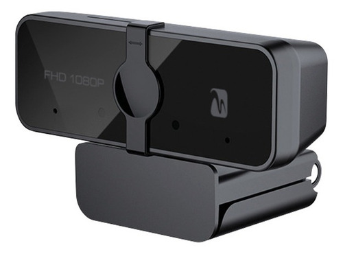 Imagen 2 de 3 de Cámara web Microcase WC801 Full HD color negro