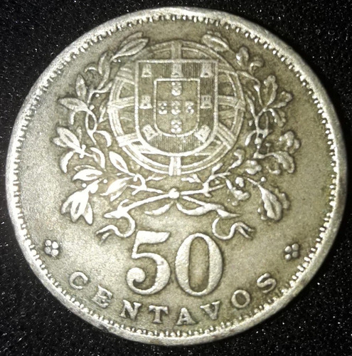 Moeda 50 Centavos Ano 1955 Portugal