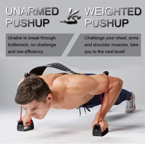 Banda Para Hacer Lagartijas Barras Push Up Gym Con Liga