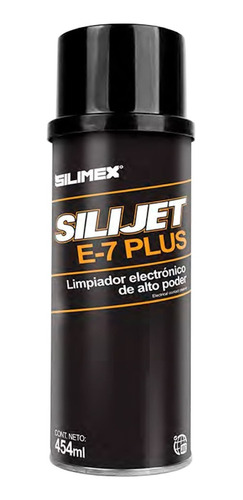 Limpiador Y Protector En Aerosol Silimex Silijet E-7 Plus De 454ml Para Equipo Electrónico