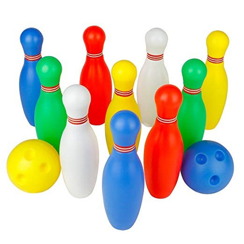 Bowling Ball Juegos Divertidos Plásticos Bolos Del Kit Del S