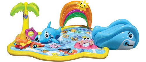 Piscina Splish Splash Para Bebés Con Chorros De Agua De Banz