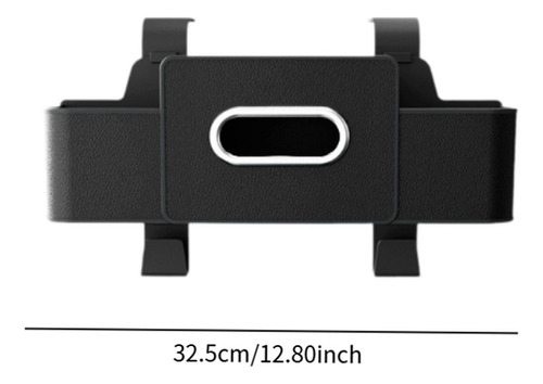 Organizador De Respaldo De Asiento, Caja De Pañuelos, Negro