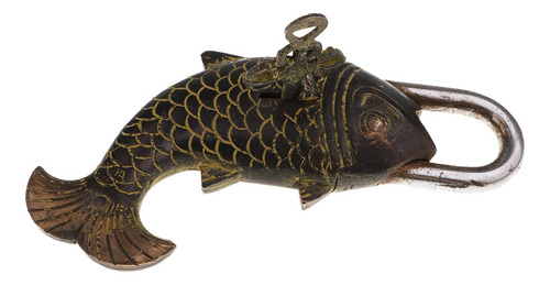 Imagen 9 de 9 de Bloqueo De Pescado Bronce 17cm