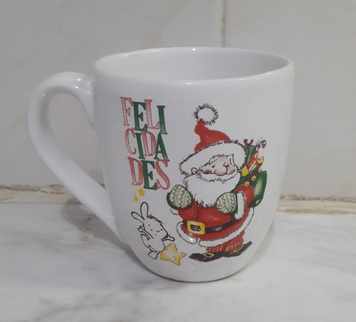 Taza Bombé Cerámica  Navidad 