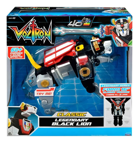 Figura Voltron Classic Legendary-black Lion