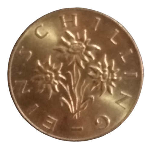 Moneda Austria 1 Schilling Nueva Bronce Años 50's Envío $60