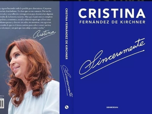 Imagen 2 de 2 de Sinceramente - Cristina Fernandez De Kirchner - Libro Nuevo!
