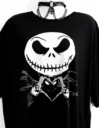 Playera De Buena Calidad Color Negra Con Estampado Jack