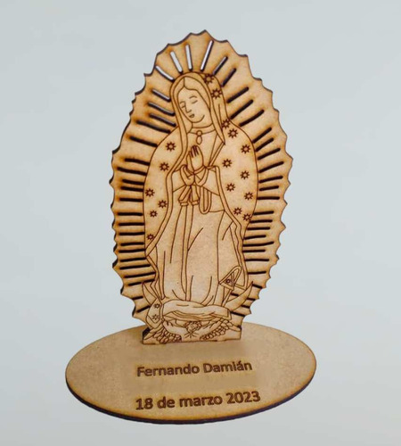 Virgen De Guadalupe Recuerdito Mdf 40 Pz