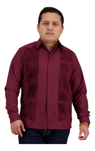 Guayabera Yucateca Presidencial. Asturias. M/l. Mayakim