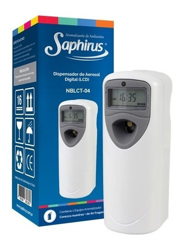 Equipo Aromatizador Digital Saphirus Nblct-04 (lcd)